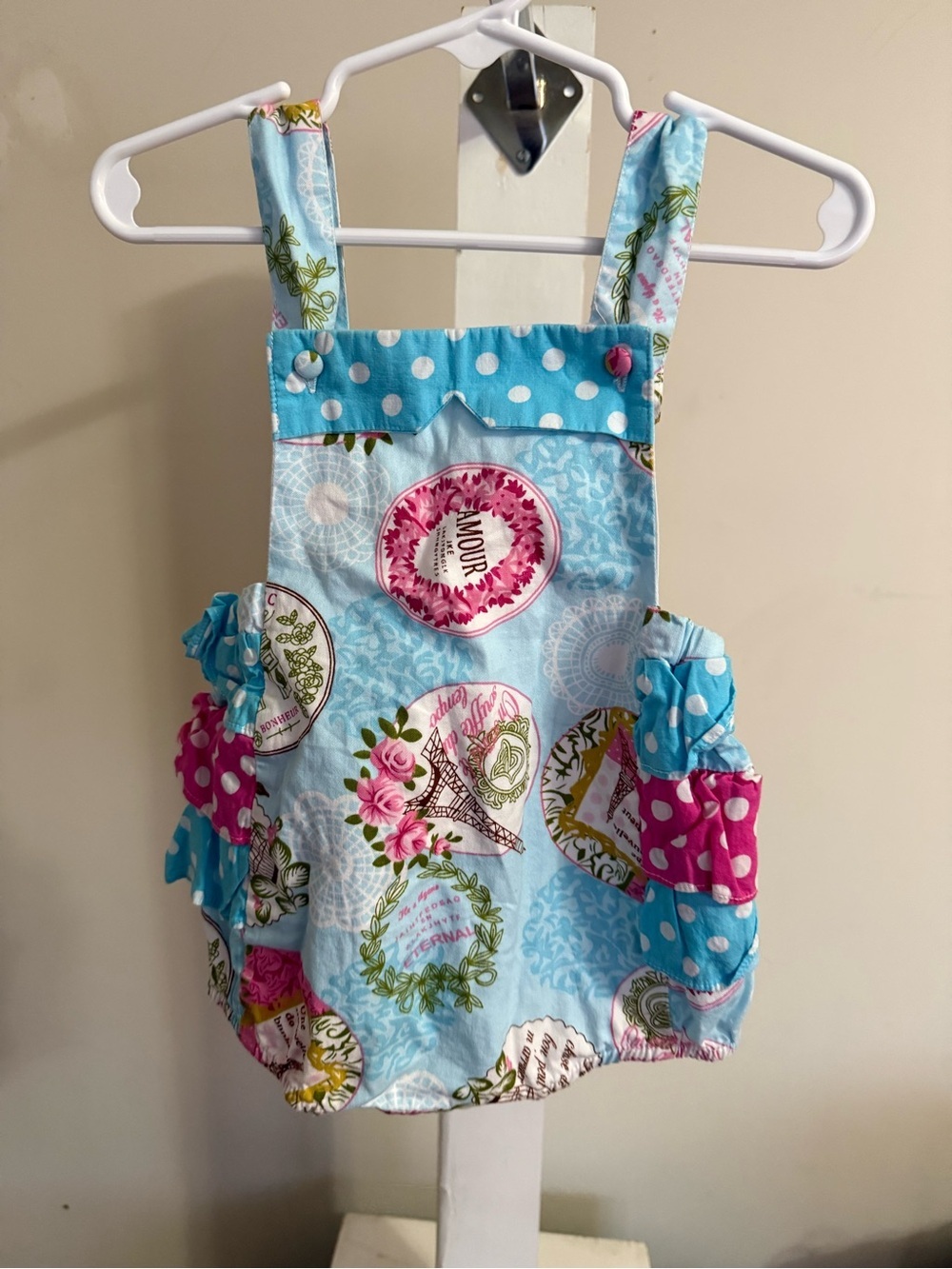 Tutu & Lulu Parisian Ruffle Butt Romper